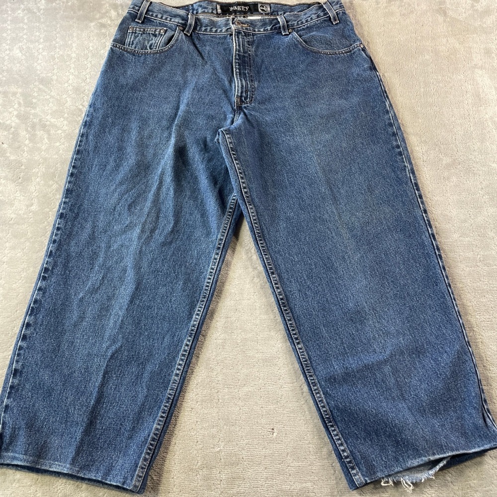 Vintage Levis SilverTab Baggy Jeans Mens 38x28 Blue USA 1998 Grunge Skater Punk